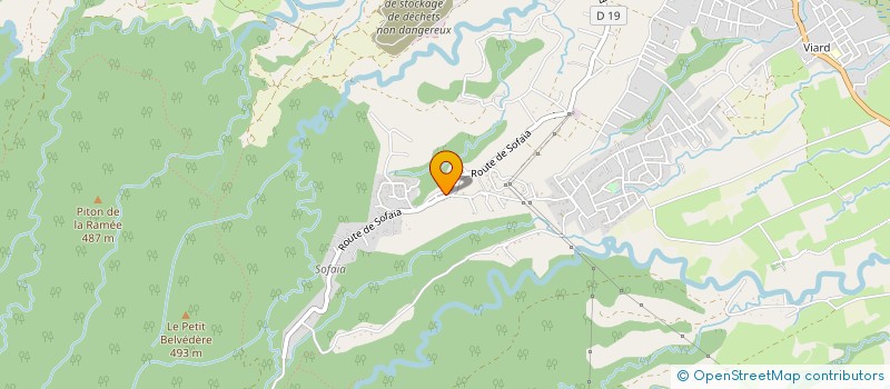 localisation de l'entreprise BELLE VUE  SAINTE-ROSE