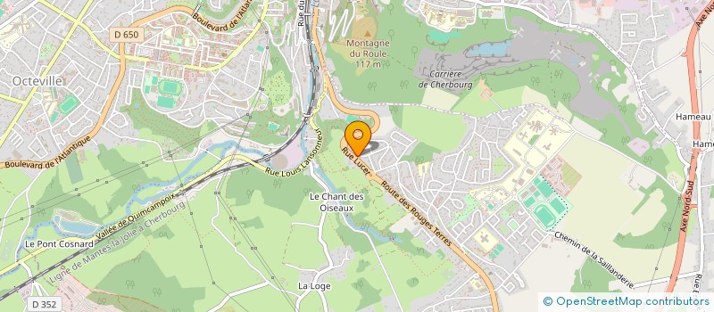 localisation de l'entreprise BELLE VUE  CHERBOURG-EN-COTENTIN