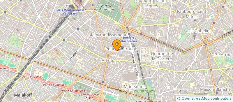 localisation de l'entreprise BELLE-VUE-CORDOUAN  PARIS