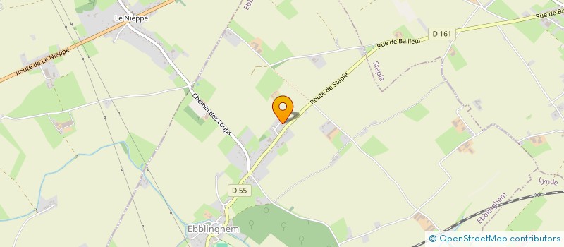 localisation de l'entreprise BELLE VUE ECO PATURAGE à EBBLINGHEM