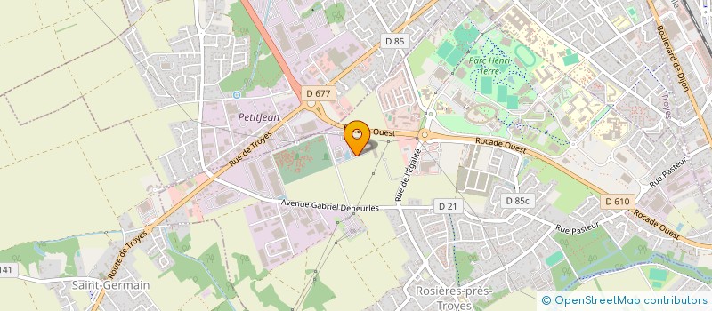 localisation de l'entreprise BELLE VUE - GROUPE DESIMO  ROSIERES-PRES-TROYES