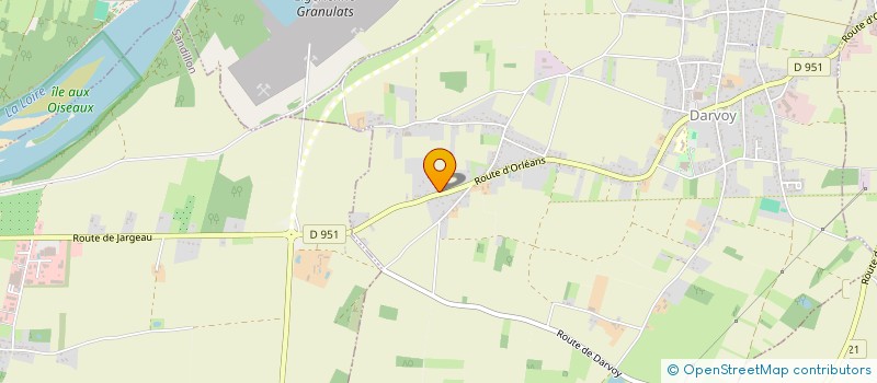 localisation de l'entreprise BELLE VUE SCI à DARVOY