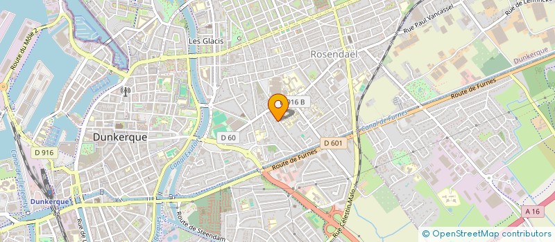 localisation de l'entreprise BELLE VUE SUR DUNKERQUE à DUNKERQUE