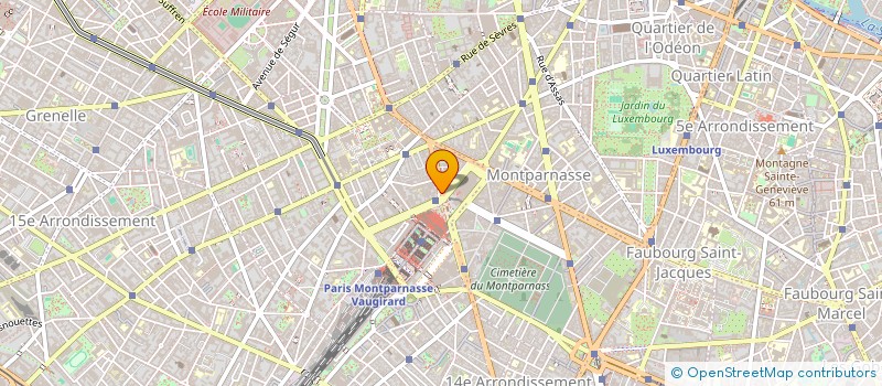 localisation de l'entreprise BELLE & YELL FRANCE  PARIS 15