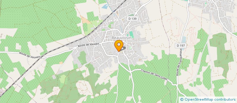 localisation de l'entreprise BELLEBEN  BEAUVOISIN