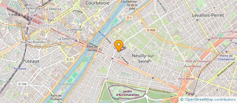 localisation de l'entreprise BELLEBERRY à NEUILLY-SUR-SEINE
