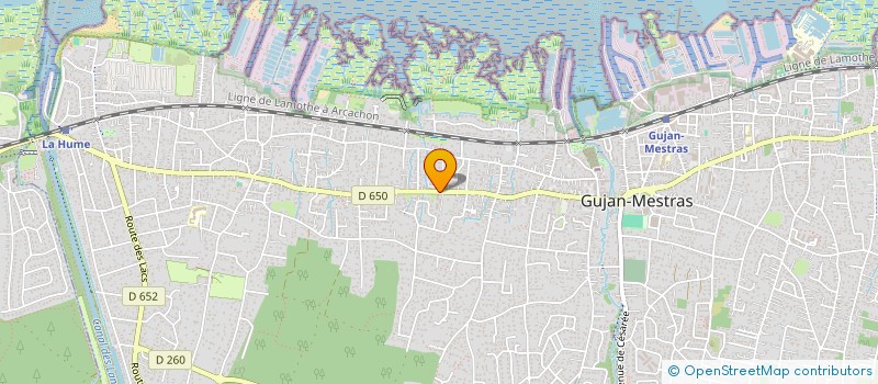 localisation de l'entreprise BELLEC  GUJAN-MESTRAS