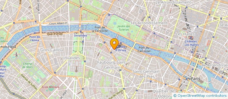 localisation de l'entreprise BELLECHASSE SOUVENIRS à PARIS
