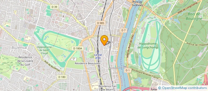 localisation de l'entreprise BELLECOUR 18 à SAINT-CLOUD
