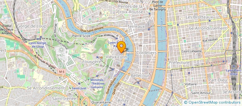 localisation de l'entreprise BELLECOUR à LYON