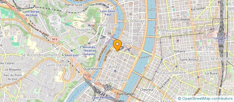 localisation de l'entreprise BELLECOUR CGPI  LYON