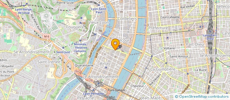 localisation de l'entreprise BELLECOUR PARTENAIRES à LYON