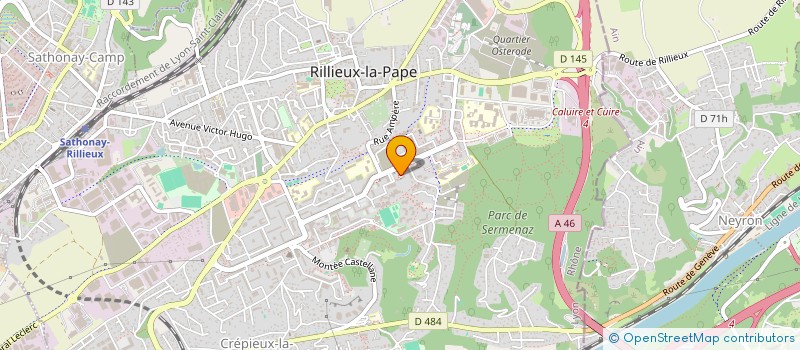 localisation de l'entreprise BELLECOUR SENSATIONS à RILLIEUX-LA-PAPE