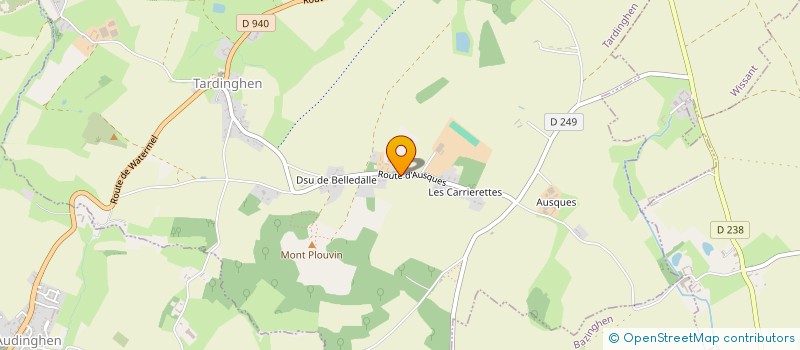 localisation de l'entreprise BELLEDALLE  TARDINGHEN