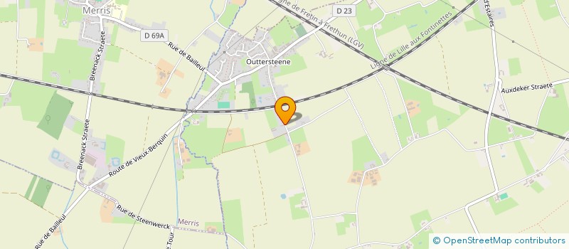 localisation de l'entreprise BELLEDEBEC à BAILLEUL