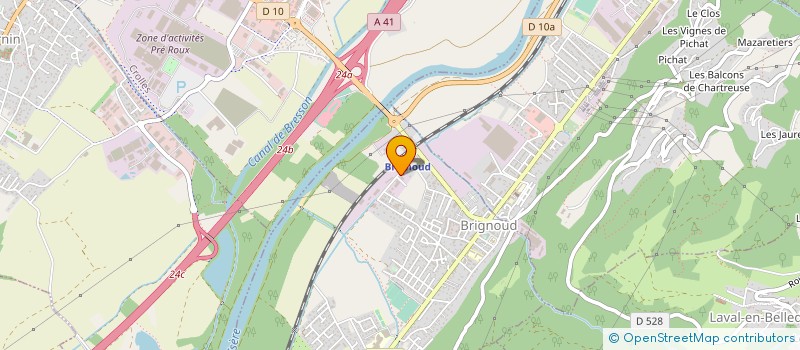 localisation de l'entreprise BELLEDONNE AMENAGEMENT  LE VERSOUD