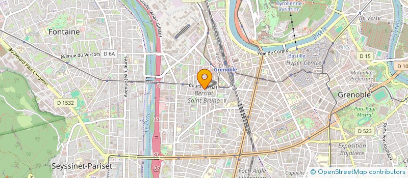 localisation de l'entreprise BELLEDONNE AVOCATS  GRENOBLE