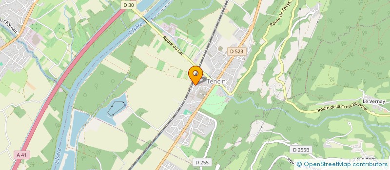 localisation de l'entreprise BELLEDONNE RESONNE  THEYS