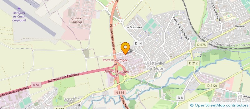 localisation de l'entreprise BELLEE ZAFFIRO à BRETTEVILLE-SUR-ODON