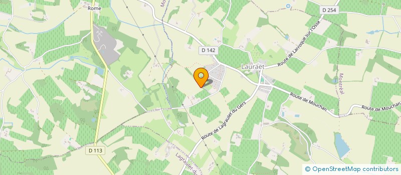 localisation de l'entreprise BELLEFILLE  LAURAET