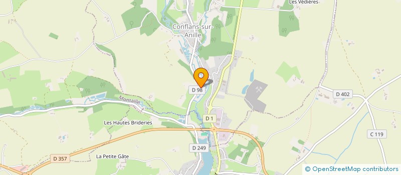 localisation de l'entreprise BELLEFONTAINE  CONFLANS-SUR-ANILLE