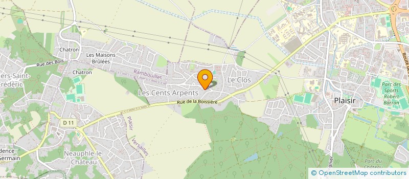 localisation de l'entreprise BELLEFONTAINE  PLAISIR