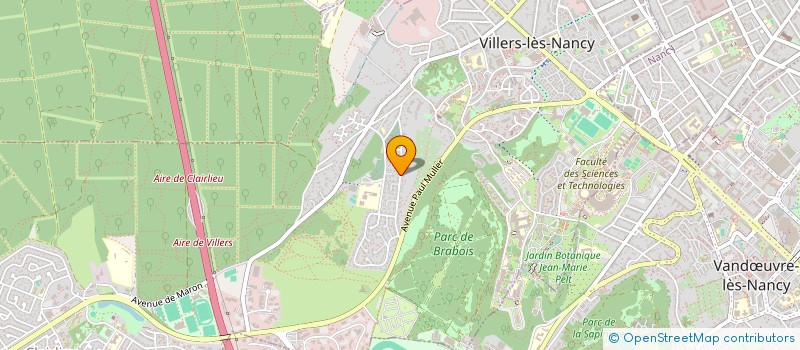 localisation de l'entreprise BELLEFONTAINE II à VILLERS-LES-NANCY