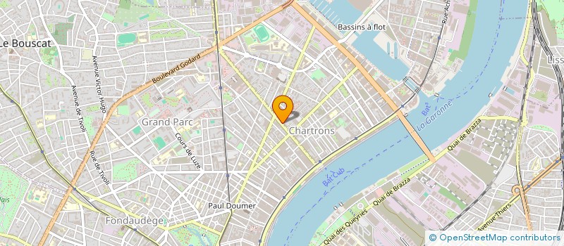 localisation de l'entreprise BELLEGARDE à BORDEAUX