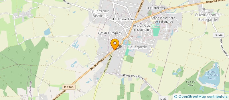 localisation de l'entreprise BELLEGARDE CONTROLES SARL à BELLEGARDE