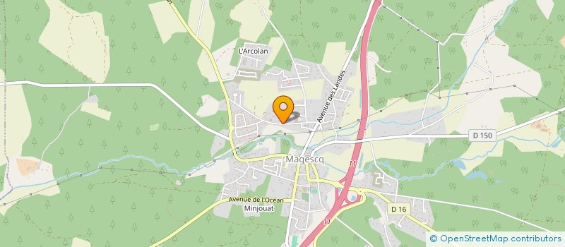 localisation de l'entreprise BELLEGARDE ET FILS à MAGESCQ