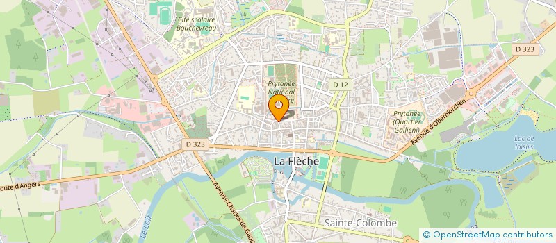 localisation de l'entreprise BELLEGARDE GESTION à LA FLECHE