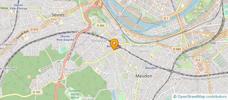 localisation de l'entreprise BELLEGARDE IMMOBILIER à MEUDON