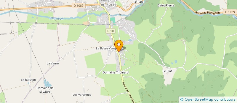 localisation de l'entreprise BELLEGARDE JARDINAGE SERVICE à BELLEGARDE-EN-FOREZ