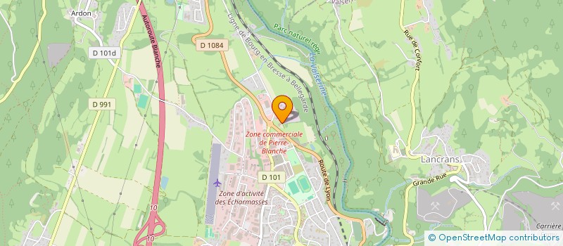 localisation de l'entreprise BELLEGARDIENNE DE LA NATURE à VALSERHONE