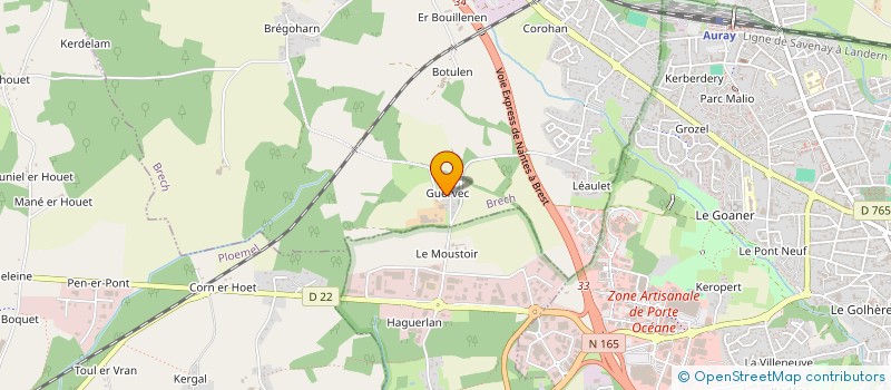 localisation de l'entreprise BELLEGO ENERGIE  BRECH