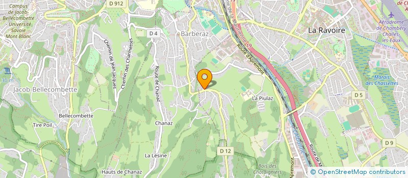 localisation de l'entreprise BELLEGRANIVE  LA RAVOIRE