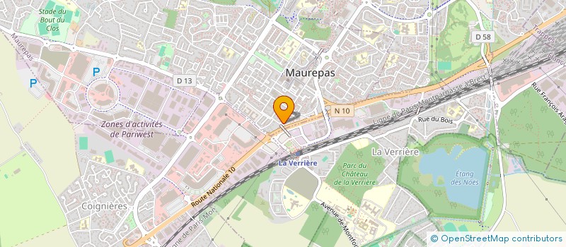 localisation de l'entreprise BELLEGUIC A ET RASMUSSEN B  MAUREPAS