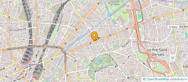 localisation de l'entreprise BELLEHSEN  PARIS