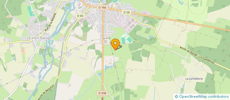 localisation de l'entreprise BELLEJEAN  BAUGE-EN-ANJOU