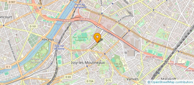 localisation de l'entreprise BELLEM à ISSY-LES-MOULINEAUX
