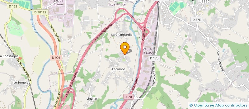 localisation de l'entreprise BELLEMAIN FAMILY  USSAC