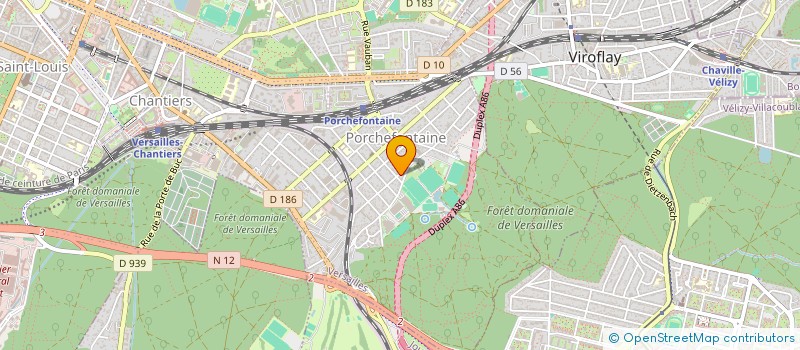 localisation de l'entreprise BELLEMARE à VERSAILLES