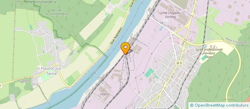 localisation de l'entreprise BELLEME  GRAND-COURONNE