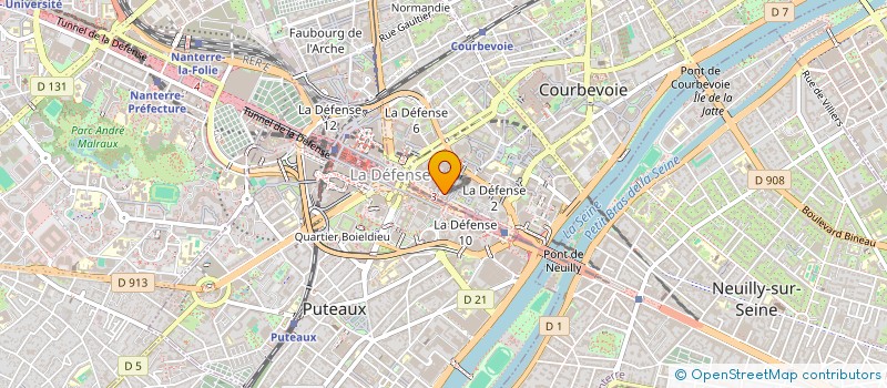 localisation de l'entreprise BELLEME à COURBEVOIE