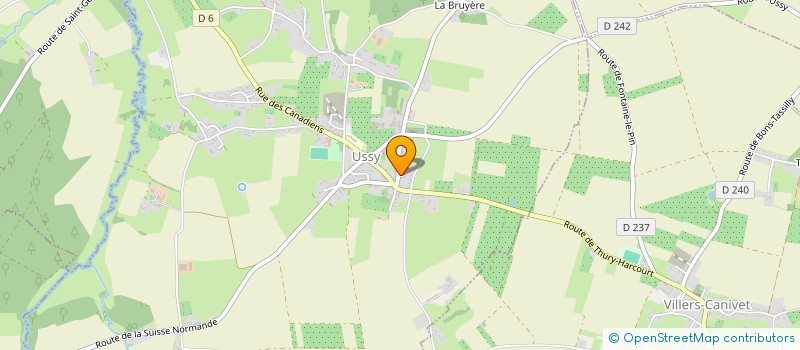 localisation de l'entreprise BELLENGER-DELHOMMEAU  USSY