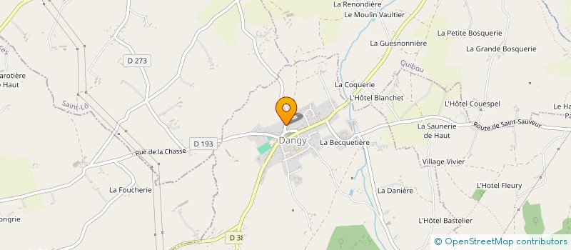 localisation de l'entreprise BELLENGER LECLER  DANGY