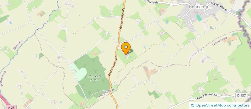 localisation de l'entreprise BELLENGIER à HOUTKERQUE