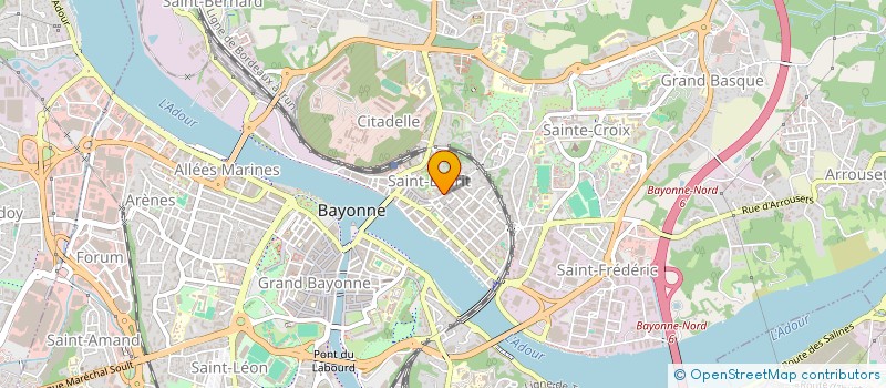 localisation de l'entreprise BELLERET-ETCHEPARE à BAYONNE