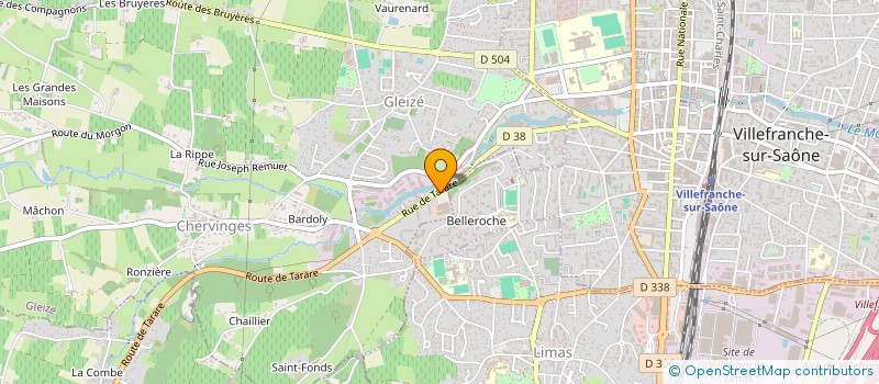 localisation de l'entreprise BELLEROCHE DISTRIBUTION à GLEIZE