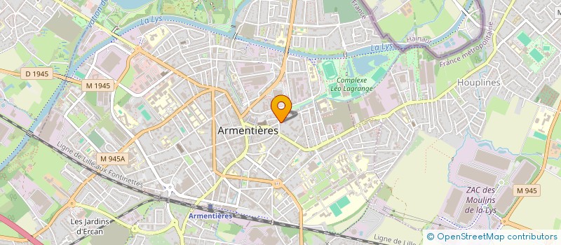 localisation de l'entreprise BELLES AUTOS  ARMENTIERES